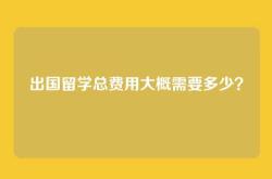 出国留学总费用大概需要多少？