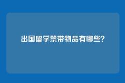出国留学禁带物品有哪些？