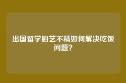 出国留学厨艺不精如何解决吃饭问题？