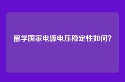 留学国家电源电压稳定性如何？