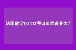 法国留学TEF/TCF考试难度有多大？