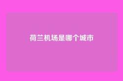 荷兰机场是哪个城市