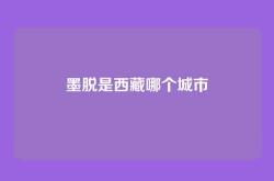 墨脱是西藏哪个城市