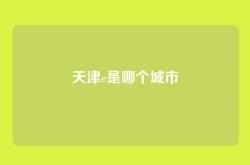 天津e是哪个城市