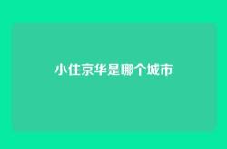 小住京华是哪个城市