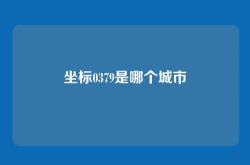 坐标0379是哪个城市