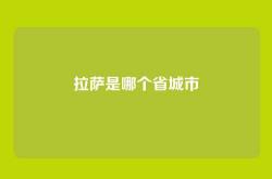 拉萨是哪个省城市