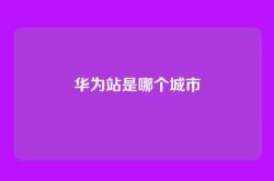 华为站是哪个城市