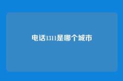 电话1311是哪个城市