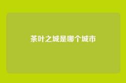 茶叶之城是哪个城市