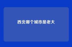 西北哪个城市是老大