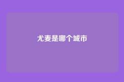 尤麦是哪个城市