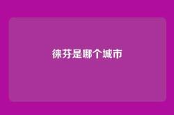 徕芬是哪个城市