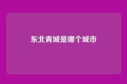 东北青城是哪个城市