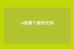 10是哪个城市代码