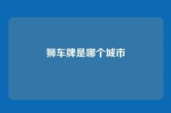 狮车牌是哪个城市