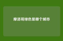 摩洛哥绿色是哪个城市