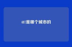 487是哪个城市的