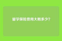 留学保险费用大概多少？