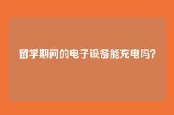 留学期间的电子设备能充电吗？