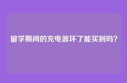 留学期间的充电器坏了能买到吗？