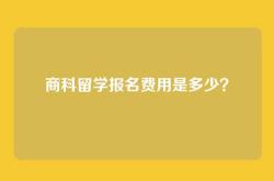商科留学报名费用是多少？