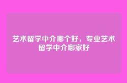 艺术留学中介哪个好，专业艺术留学中介哪家好
