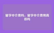 留学中介贵吗，留学中介费用高昂吗