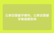 公派出国留学难吗，公派出国留学难易度如何