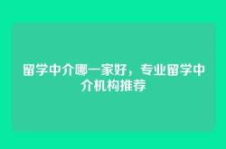 留学中介哪一家好，专业留学中介机构推荐