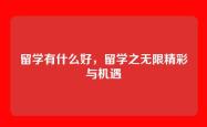 留学有什么好，留学之无限精彩与机遇